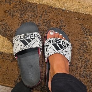 Adidas Monochrome Slide Sandals